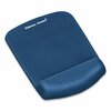 Fellowes Mouse Pad, Wrist Rest, Foam, Blue, 7x9 FEL9287301